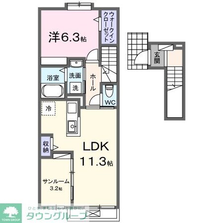 サウススターガーデンの物件間取画像